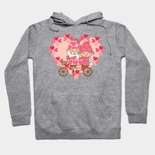 Gnomes Couple Retro Romantic Couples Love Hoodie